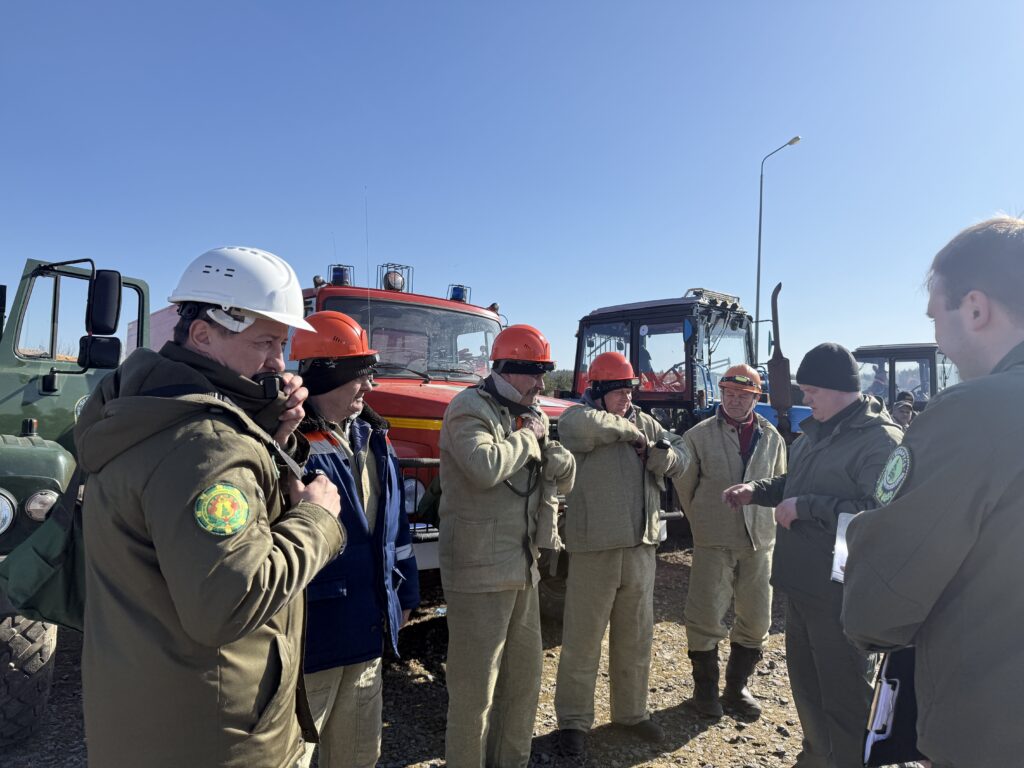 Смотр готовности сил и средств государственной лесной охраны